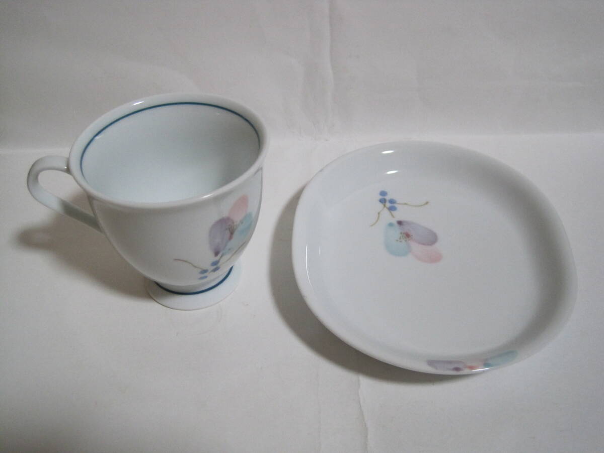 有田焼 陶華 コーヒーカップ & 楕円型小皿 おひとりさま用拍卖