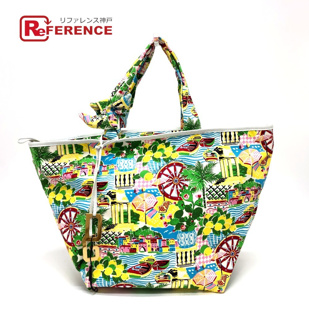 DOLCE&GABBANA ドルチェアンドガッバーナ カバン ドルガバ トートバッグ マルチカラー メンズ【中古】拍卖
