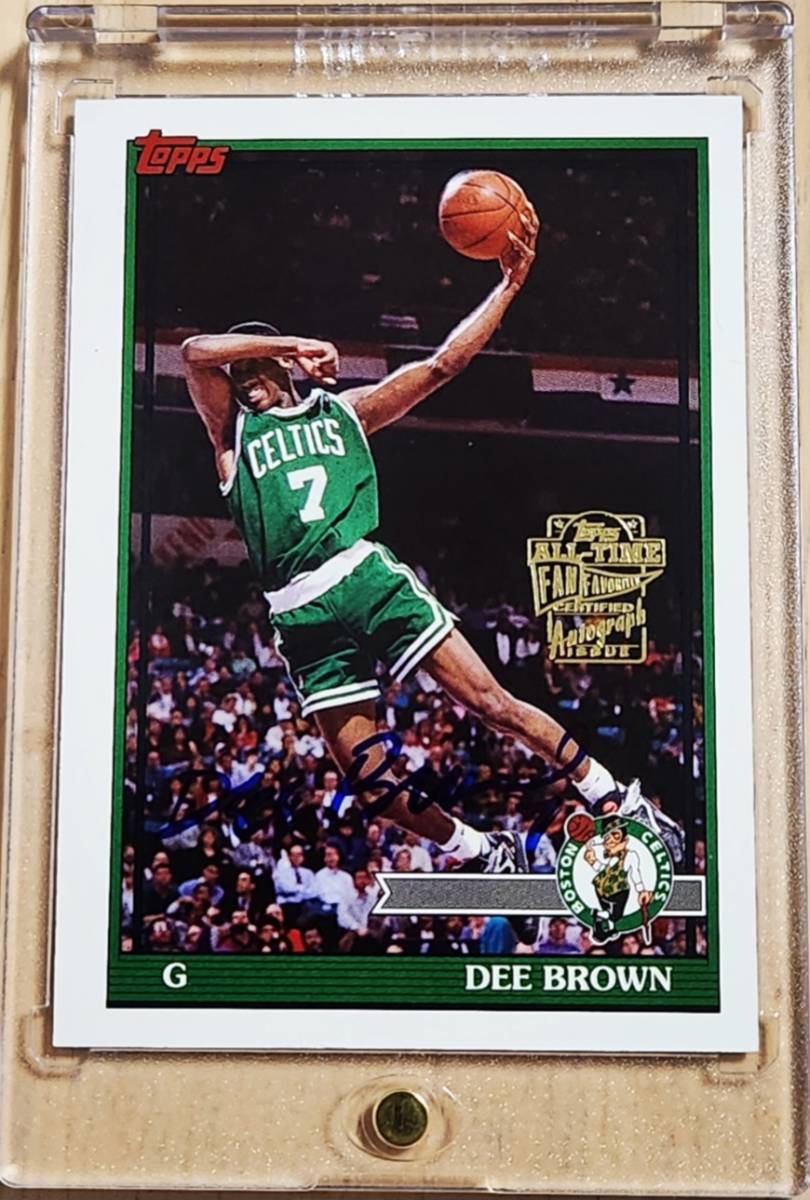 レア SP サイン 2006 -07 Topps DEE BROWN Autograph / ディー ブラウン Autograph Boston Celtics NBA拍卖