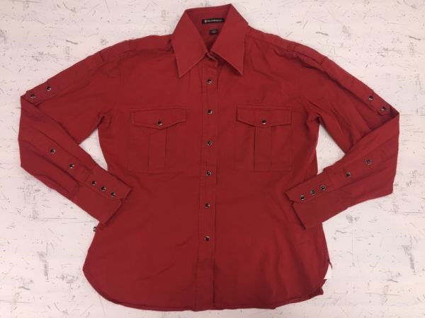 VICTORINOX ヴィクトリノックス slim fit インポート アウトドア アメカジ 長袖シャツ レディース 8 赤拍卖