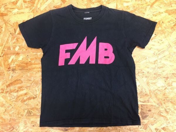 FUNKY MONKEY BABYS ファンキーモンキーベイビーズ J-POP 半袖Tシャツ レディース バックプリント有 黒拍卖