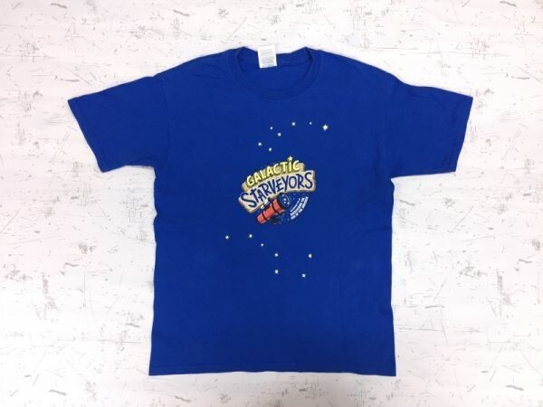 VBS GALACTIC STARVEYORS 子供向け 教育番組 音楽 半袖Tシャツ キッズ コットン100% L 青拍卖