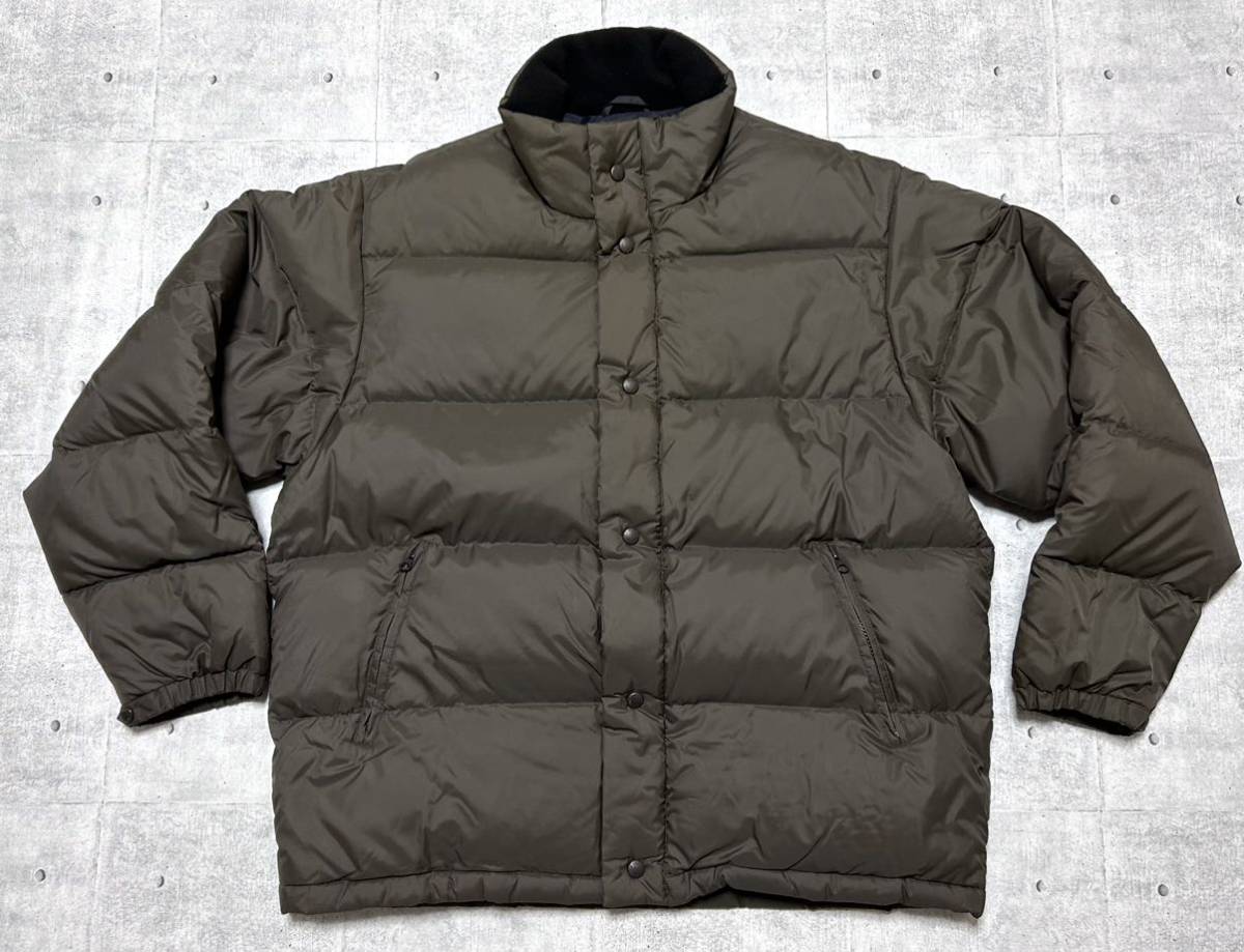 90s 紺タグ OLD UNIQLO ダウンジャケット 大きいサイズ 肉厚 90年代 ユニクロ ヌプシタイプ ボリュームダウン 襟裏フリース 石瀬5878拍卖