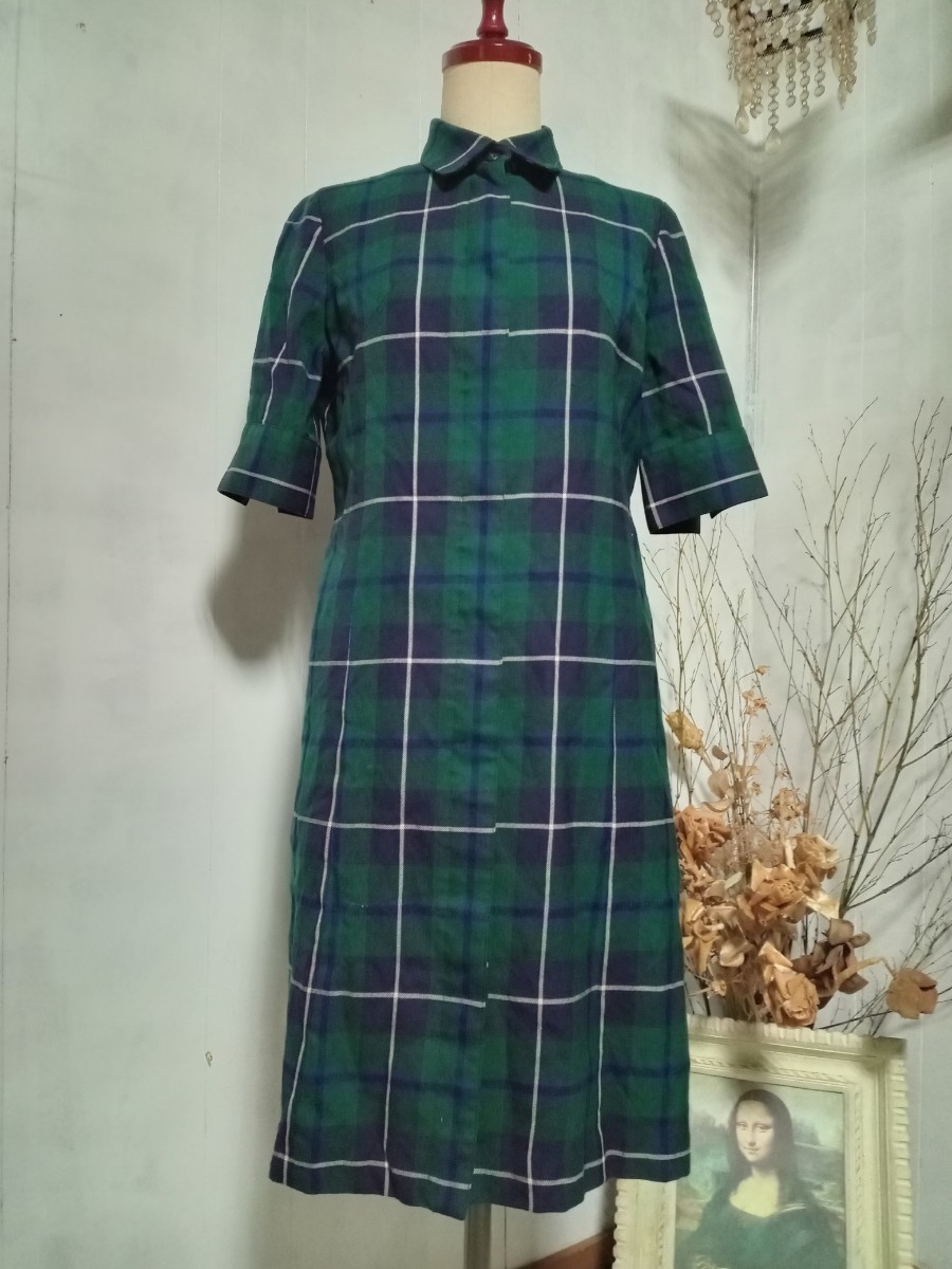 ◆送料無料◆ ハウスオブヨーク (YORKLAND) チェックワンピース サイズM USED 拍卖
