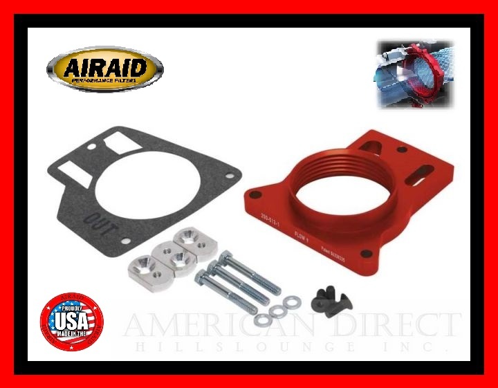 【即納/激レア】AIR AID 200-512-1 ハマーH2 パワーエイドスロットルボディースペーサー パワーアップ トルクアップ 燃費向上 アメリカ製拍卖