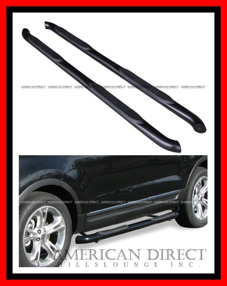 【WINBO製/ブラック/3インチ】11-19y フォード エクスプローラー サイドステップ 左右 ランニングボード チューブ ステップ拍卖