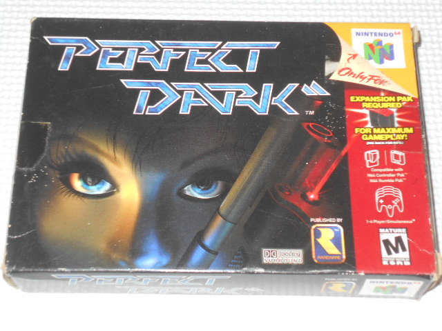 N64★PERFECT DARK 海外版 北米版 端子清掃済★箱付・説明書付・ソフト付拍卖