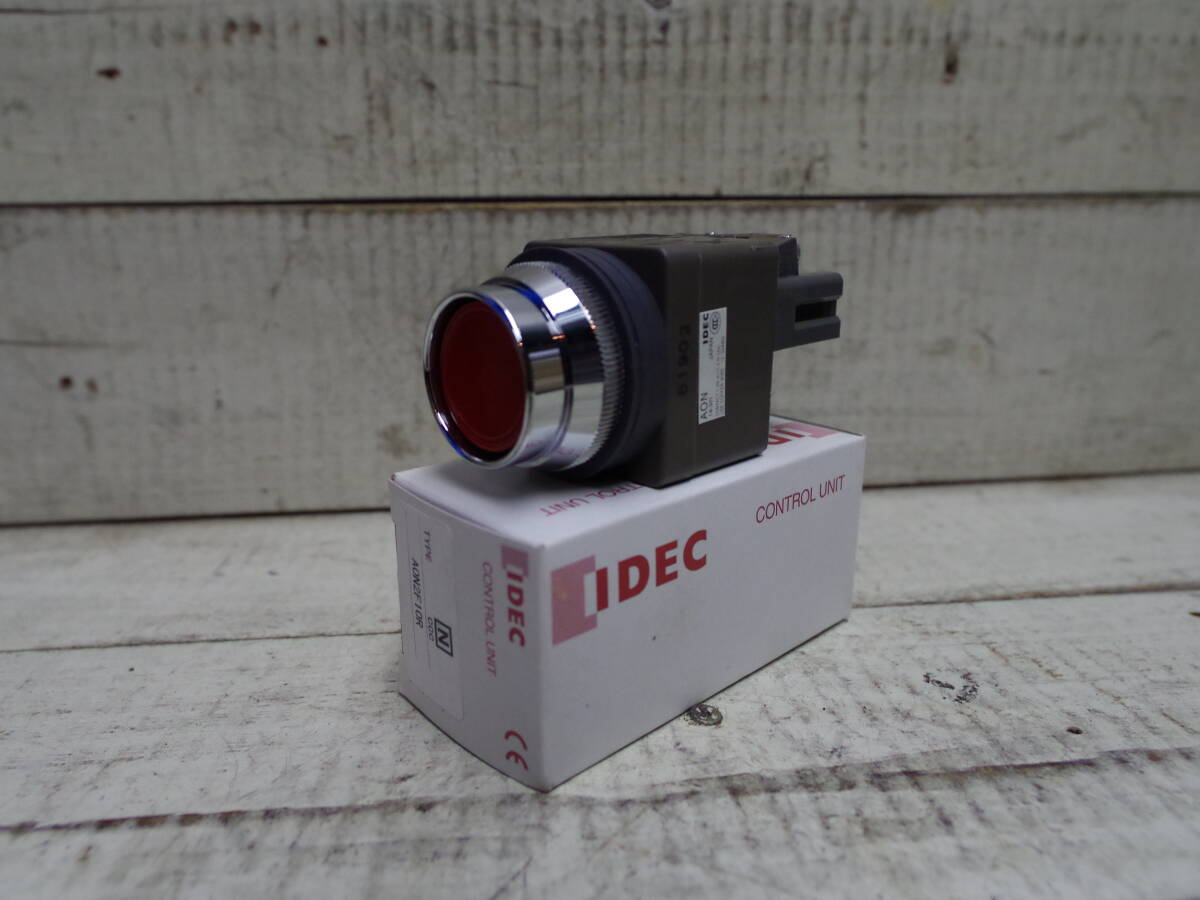 M10385 未使用箱入 ボタンスイッチ IDEC CONTROL UNIT TYPE AON2F1OR φ30 サイズ60 0602拍卖