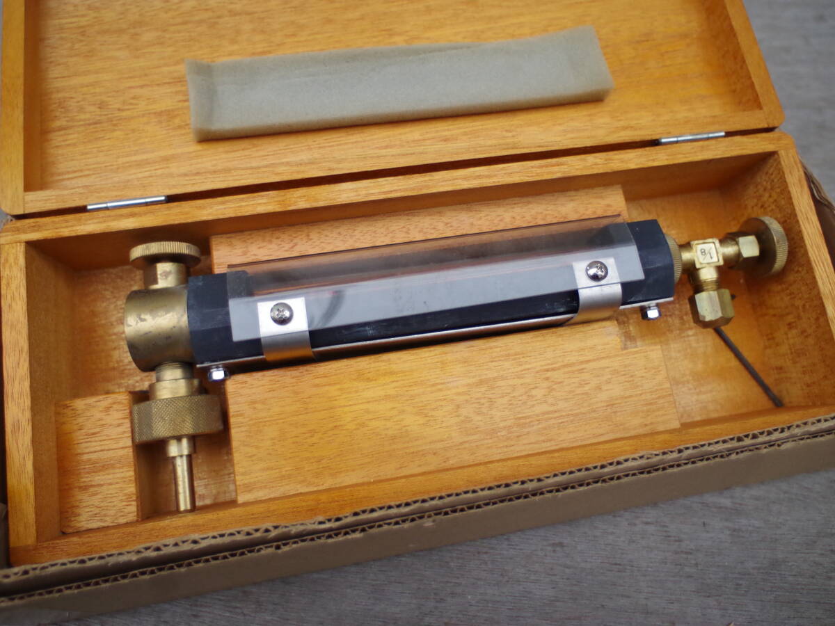 M10392 株式会社アスカ アスカフレックス 瞬間流量計 木箱入り 動作確認なし 現状 サイズ80 0602拍卖