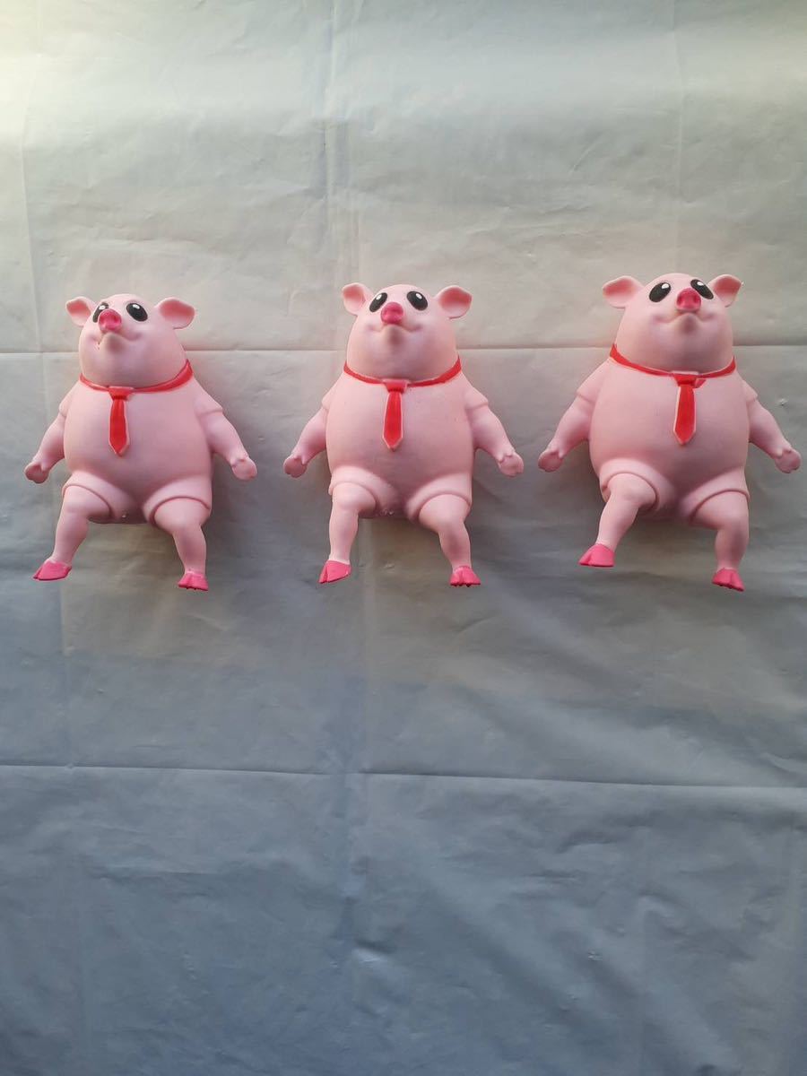 豚スクイーズ 3個セット拍卖