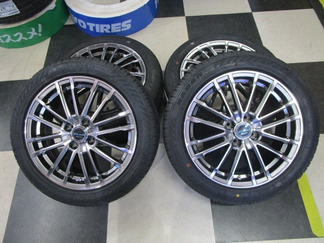 Warwic ADESSER アクア フィールダー ヤリス ヴィッツ フィット 16インチ 6J +40 4H100 新品 RADAR Rivera Pro 2 185/55R16 23年製 新品拍卖