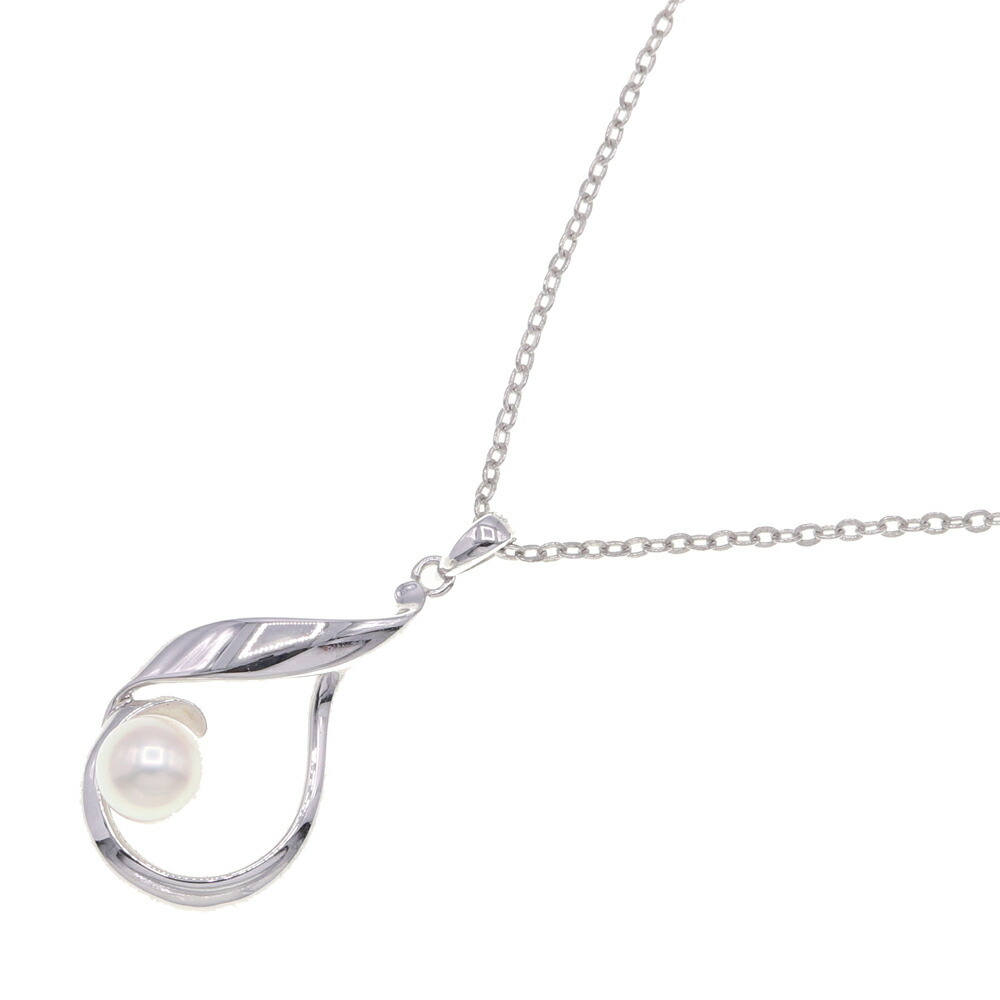 ミキモト ネックレス パール □S刻印 シルバー 中古 ペンダント チョーカー 真珠 アクセサリー ジュエリー レディース 女性拍卖