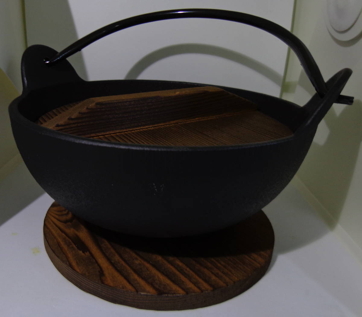 長期店舗展示品 一人用なべ やまがなべ トキワ ホーロー仕上げ15cm拍卖