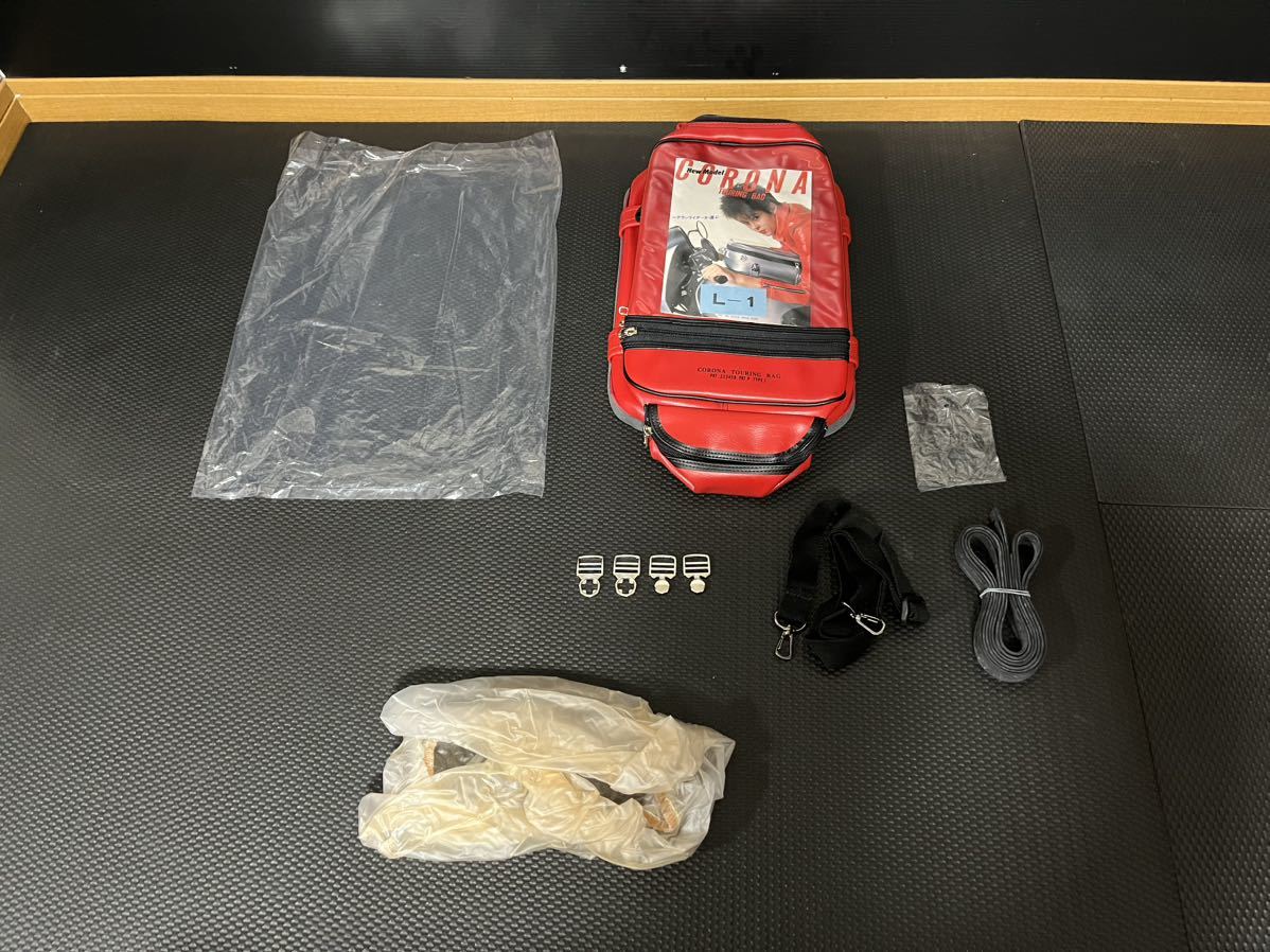 超希少! 新品!! 当時物 本物 コロナ タンクバッグ ツーリングバック 赤 CBX400F CBR FX ZGP XJ Z2 MK2 ss KH GT RD GSX CB750F RZカフェ拍卖