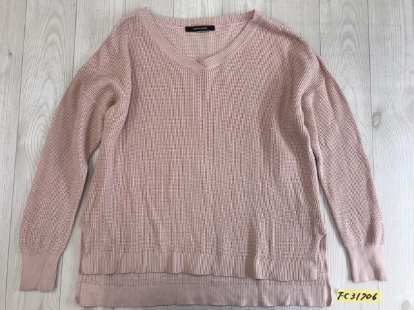 MAYSON GREY メイソングレイ レディース Vネック ワッフル地 カットソー レーヨン綿他 2 ピンク拍卖