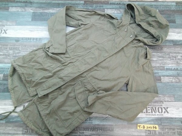 FOREVER 21 フォーエバー レディース コットン 比翼ジップ モッズコート カーキ拍卖