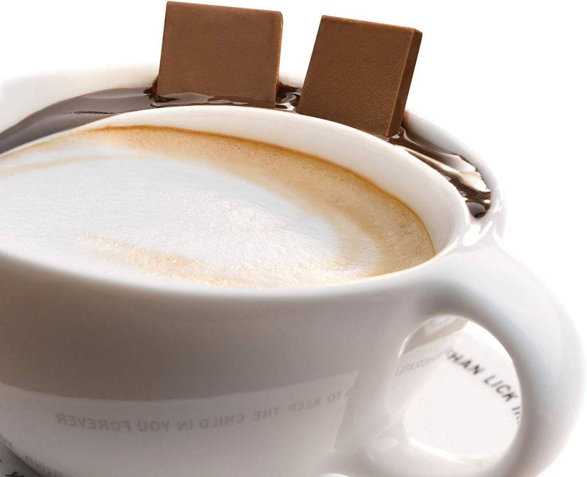 ★☆Max Brenner カンガルー究極のコーヒーカップ 溶けるチョコレートポーチ ホワイトセラミック ハンドル、プレート☆★拍卖