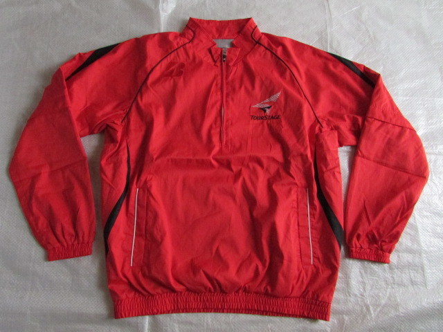 USED きれい Mサイズ ブリヂストン ツアーステージ 袖脱着 ウオーム ジャケット ジャンパー 起毛裏地 TOUR STAGE拍卖