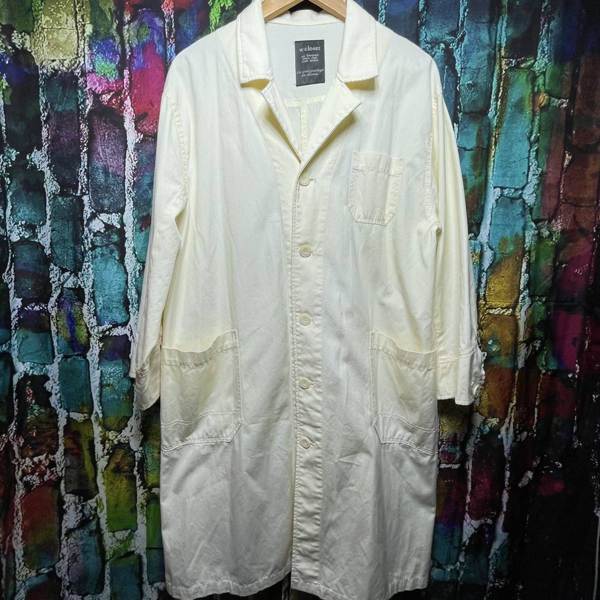 w closet ダブルクローゼット ステンカラーコート拍卖