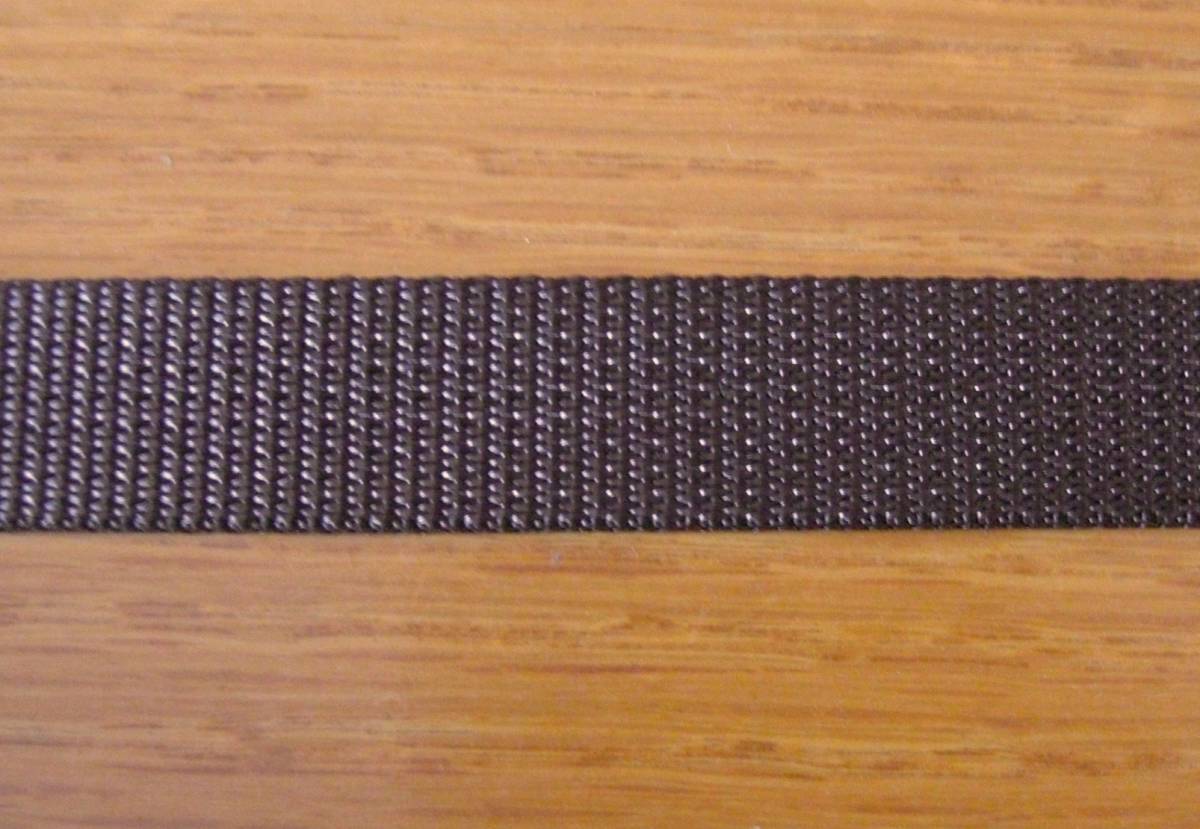 ★18mm巾 こげ茶無地 持ち手テープ 約320cm かばん バッグ拍卖