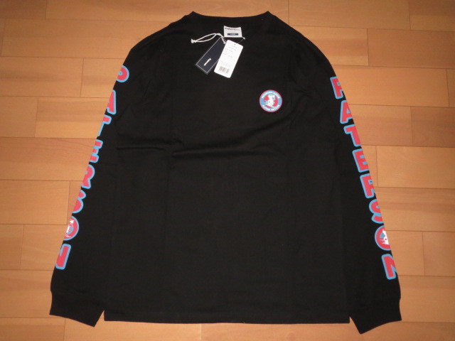 送料無料 特価即決 SELECTION PATERSON パターソン BLACK 長袖T PATERSON PAT-FW-LS01 正規品 新品未使用タグ付(撮影採寸の為開封)Lサイズ拍卖