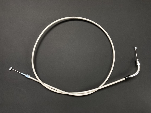 ホーク2 CB250T CB400T メッシュアクセルワイヤー 戻し 10cmロング 日本製拍卖