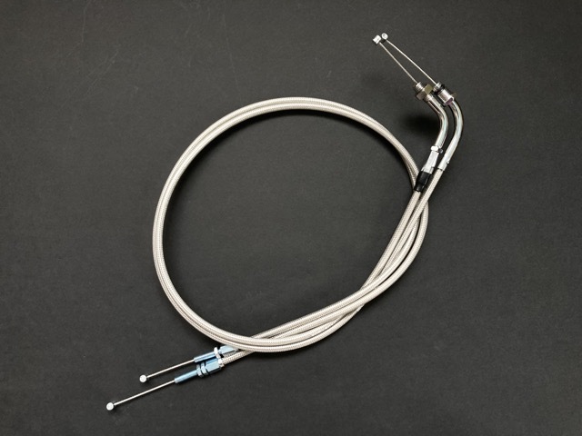 ジェイド250 メッシュアクセルワイヤー 30cmロング 日本製拍卖