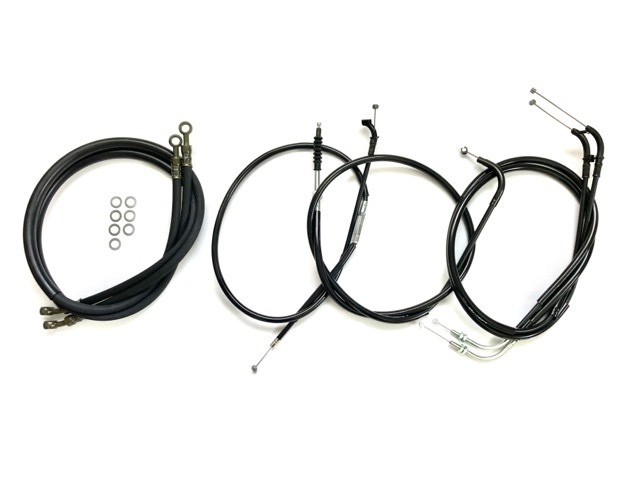 XJR400R 95y~97y アップハンワイヤーセット STD 純正長 ノーマル長 Akit拍卖