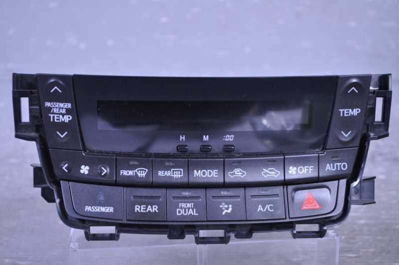 ヴェルファイア 後期(ANH20 GGH20 ATH20) 純正 破損無 取付OK 動作保証 エアコンスイッチ 55900-58320 55900-58230 k078064拍卖