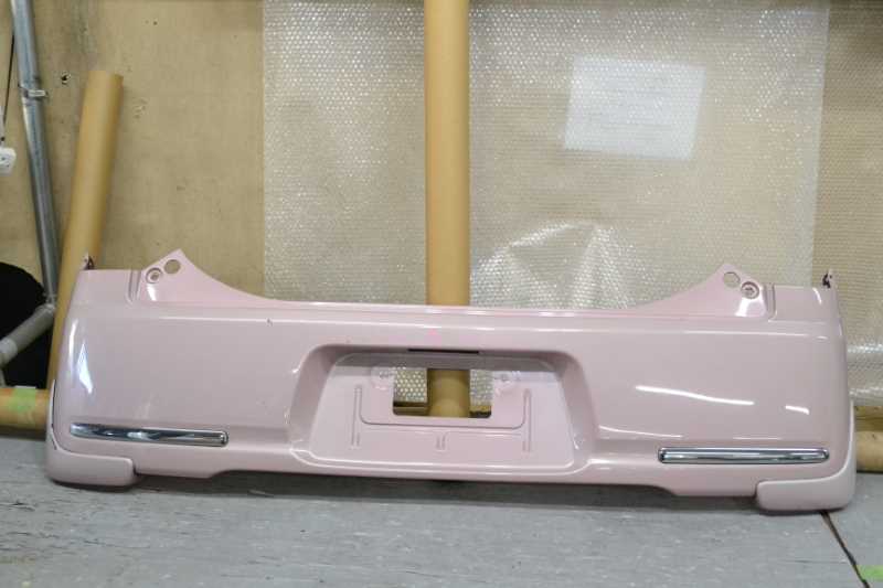 ミラ ココア X プラス(L675S L685S) 純正 破損無 取付OK リアバンパー R65 52159-B2500 /52159-B2660-D3 k079634拍卖