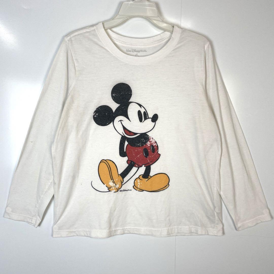 海外限定ディズニーDisney長袖TシャツロンTミッキーmickeyキャラクター拍卖