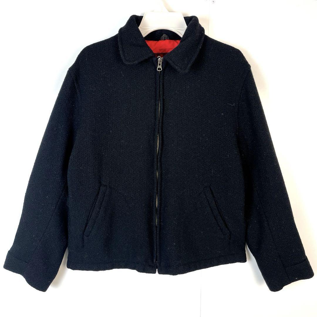 USA製ウールリッチWool Richウールジャケット黒ブラックヴィンテージ拍卖