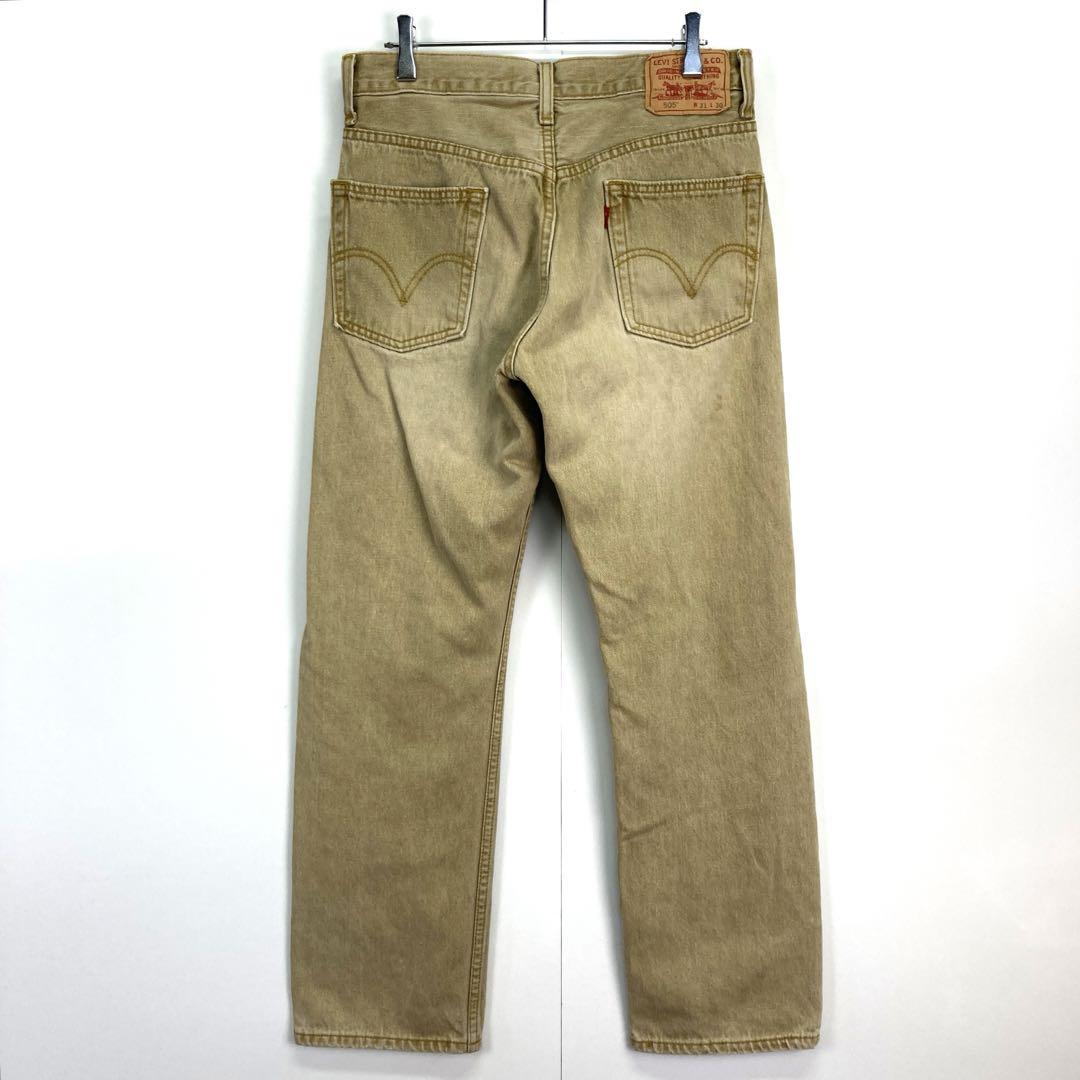 リーバイス505LEVI’Sデニムパンツベージュヴィンテージレギュラーフィット拍卖