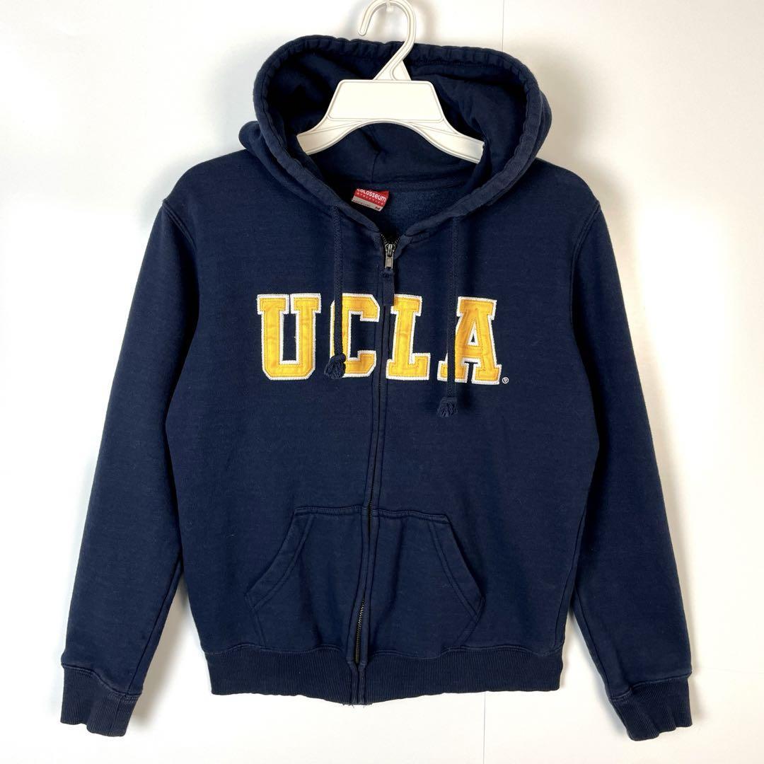 Colosseumカレッジ系ワッペンジップパーカーフーディUCLAヴィンテージ拍卖