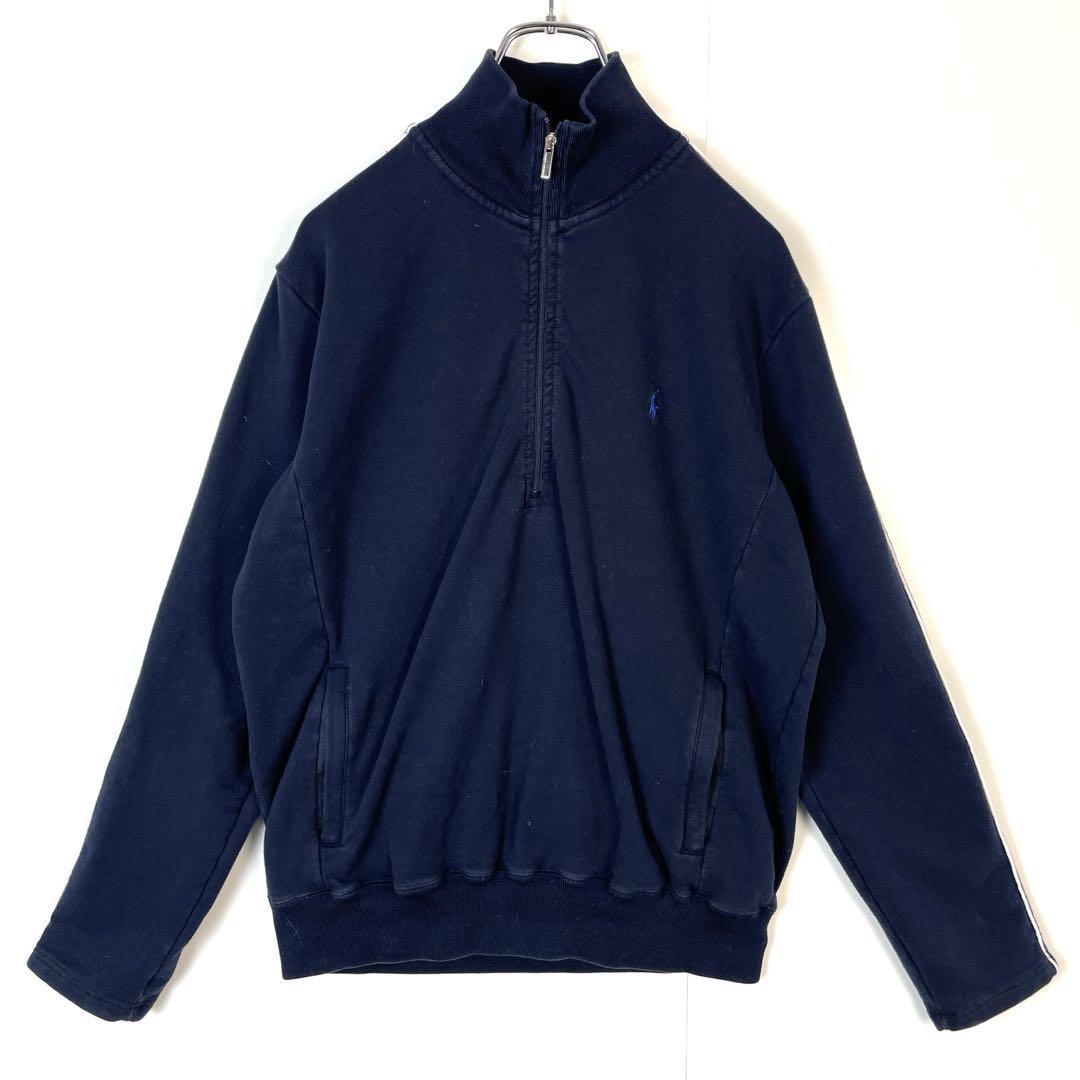 ラルフローレンゴルフRalphLaurenGolfハーフジップスウエットロゴ刺繍拍卖