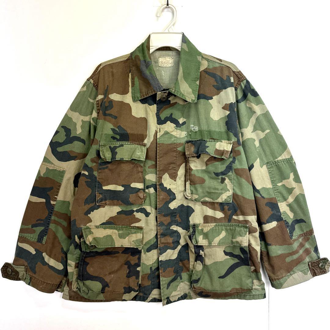 U.S.ARMYミリタリージャケットコンバットジャケット迷彩柄ウッドランドカモ拍卖