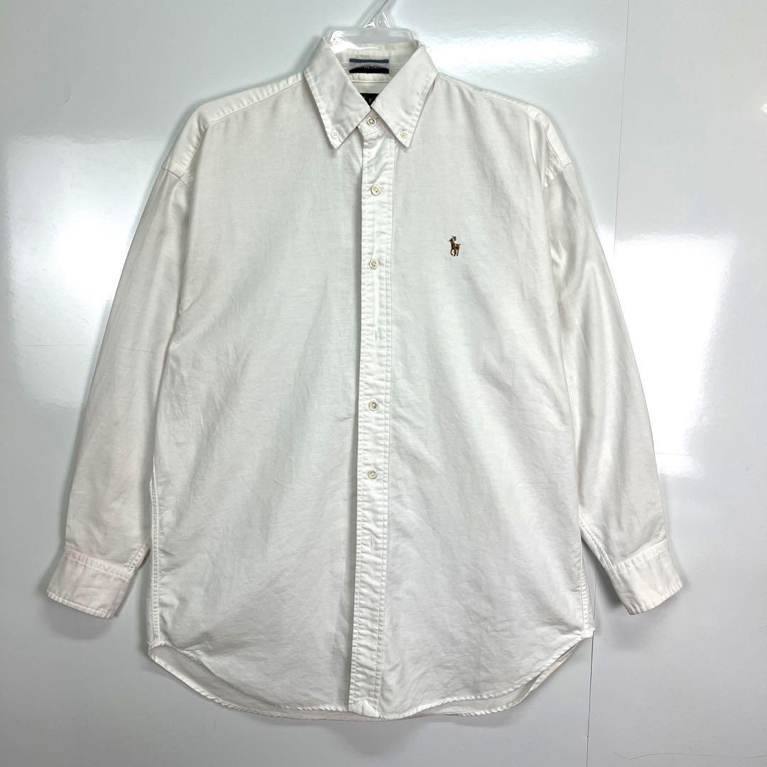 ラルフローレンRalph Lauren長袖シャツボタンダウンカラーポニーロゴ刺繍拍卖