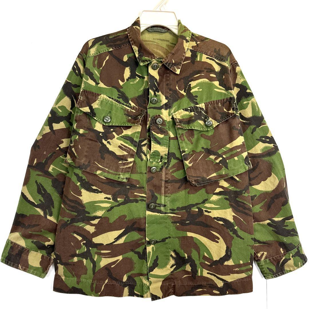 ブリティッシュアーミーフィールドシャツミリタリージャケットイギリス軍カモフラ迷彩拍卖