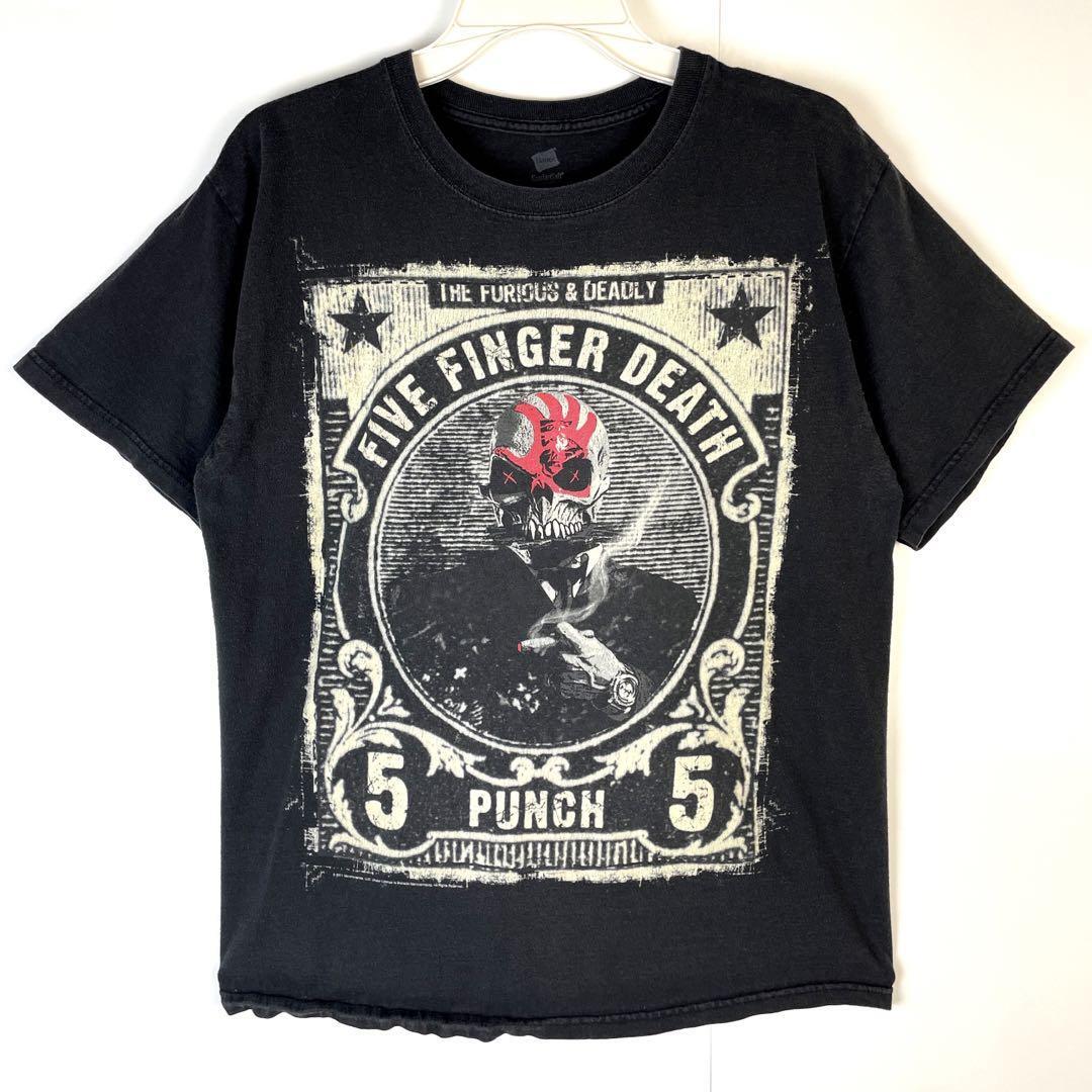Hanesヘインズ5FDPファイブフィンガーデスパンチバンドTシャツバンT大判拍卖