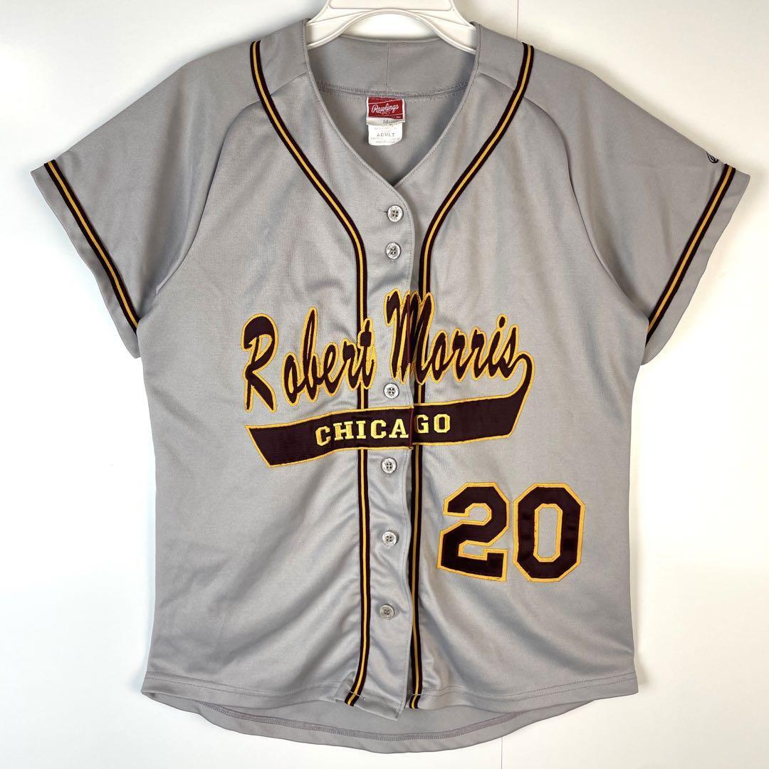 Rawlingsローリングスベースボールシャツゲームシャツ大学カレッジ ワッペン拍卖