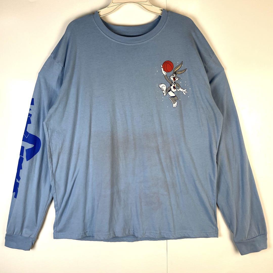 Space jamスペースジャムキャラクターロンT長袖Tシャツルーニーテューンズ拍卖