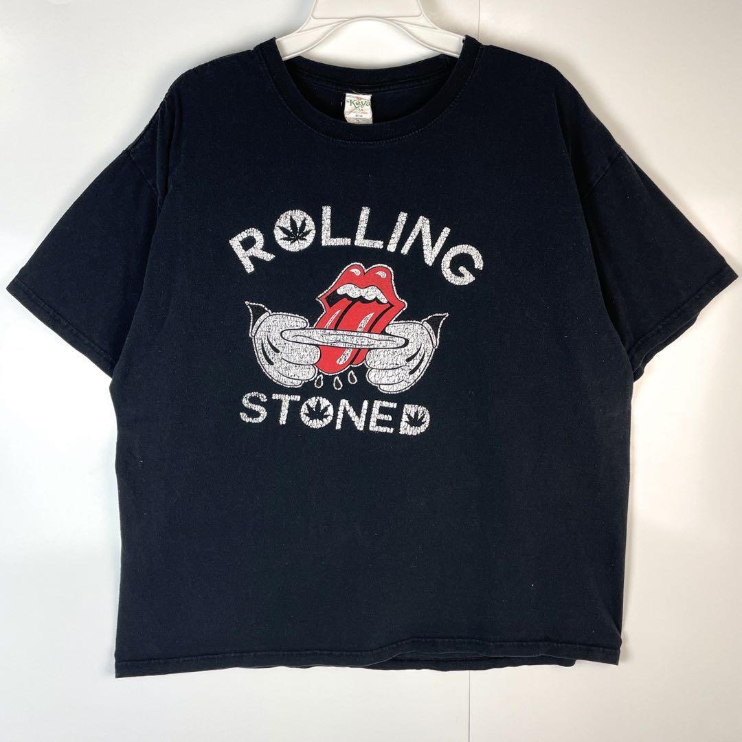 Keya Rolling Stonesローリング・ストーンズバンドTシャツバンT拍卖