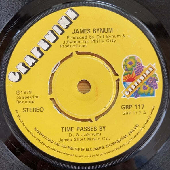 JAMES BYNUM TIME PASSES BY / LOVE YOU 45's 7インチ拍卖