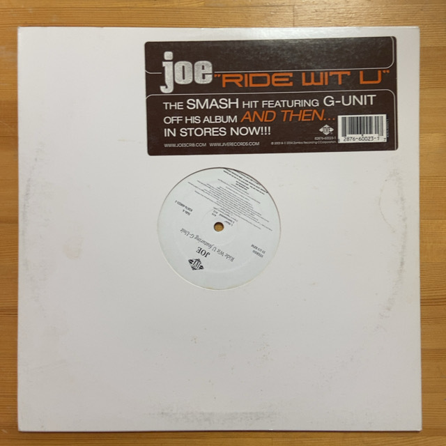 JOE FEATURING G-UNIT RIDE WIT U 12インチ シングル拍卖