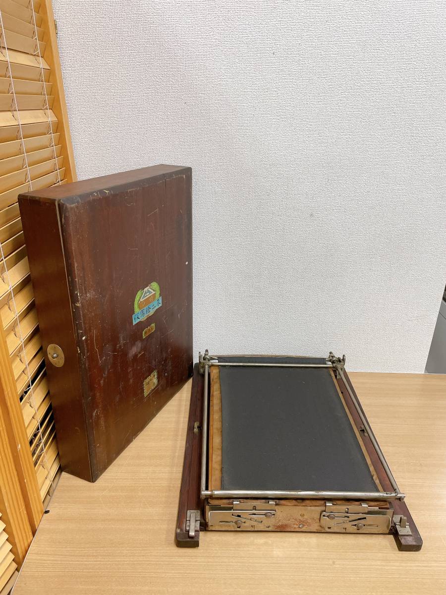 ★レトロ【不二謄写版 美濃版】★希少★ガリ版 /印刷道具 /事務 文房具 /アンティーク /コレクション /A62-025拍卖