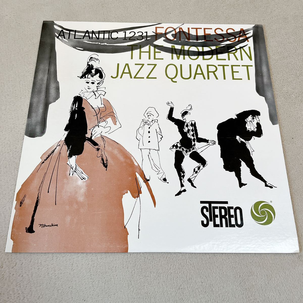 【国内盤】FONTESSA THE MODERN JAZZ QUARTET フォンテッサ モダンジャズカルテット / LP レコード / P 7517 / ライナー有 / ジャズ /拍卖