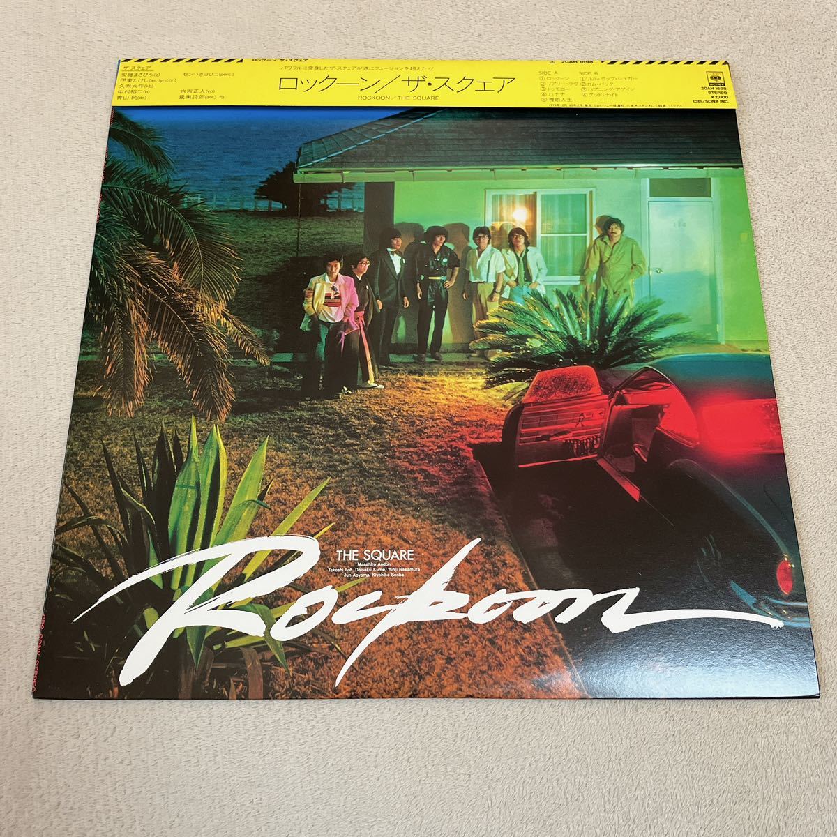 【掛帯付】THE SQUARE ROCKOON ザスクエア ロックーン / LP レコード / 20AH 1698 / フュージョン /拍卖