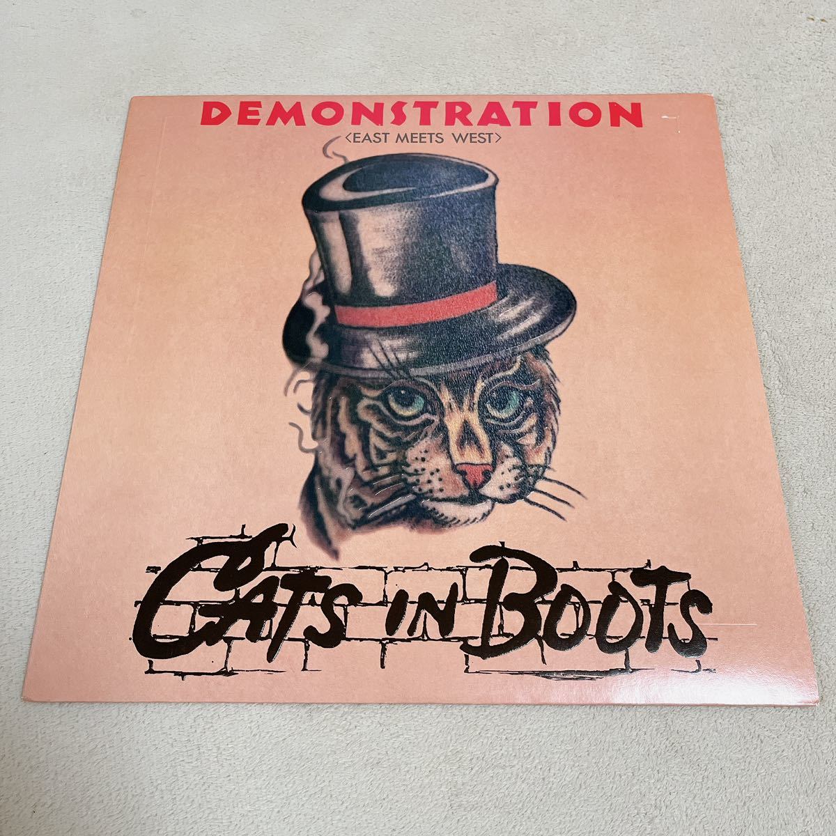 CATS IN BOOTS DEMONSTRATION キャッツインブーツ デモンストレーション / LP レコード / 20BA 01 / ライナー有 / 和モノ 和ロック拍卖