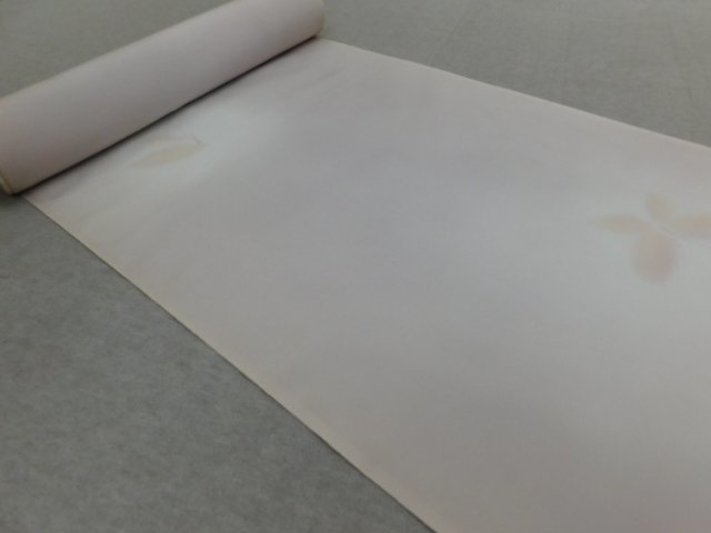 〔楽布特選〕P27978 鼠紫地 ぼかし染め 襦袢 新品反物拍卖
