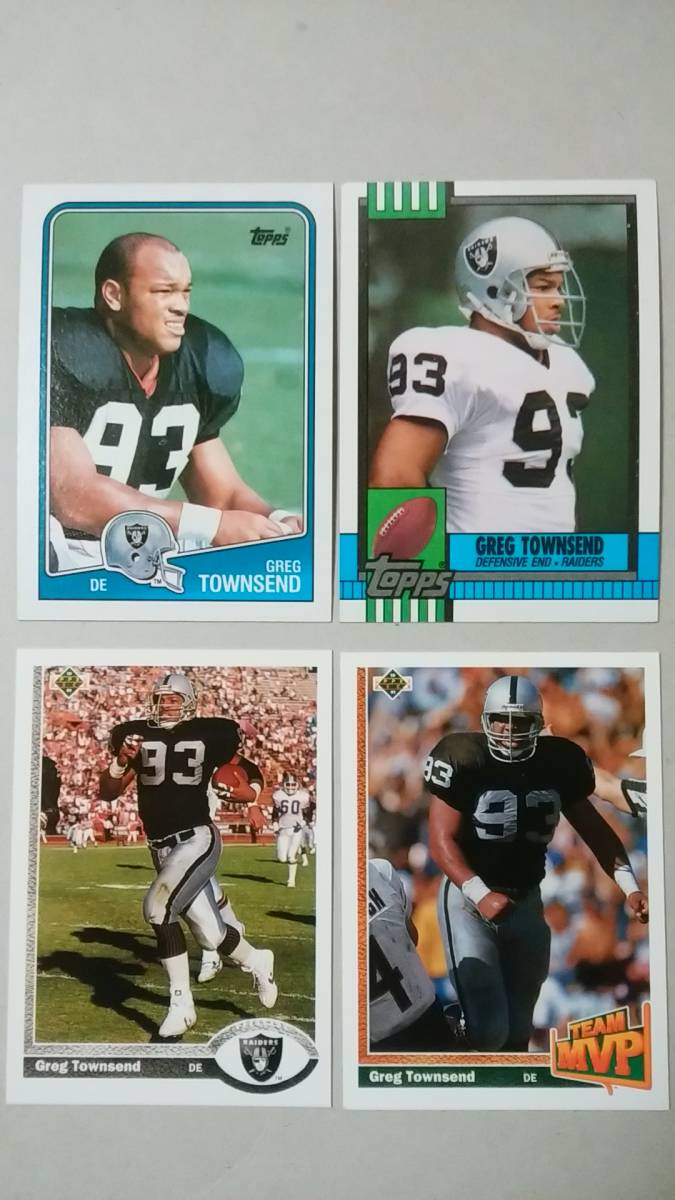 NFLカード GREG TOWNSEND 8種 レイダース DE拍卖